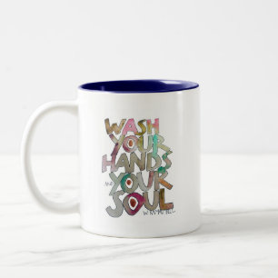 Tasse 2 Couleurs Lavez vos mains et votre âne
