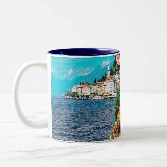 Tasse 2 Couleurs ldp BELLAGIO - Lac de Côme - (Gauche)
