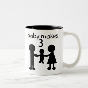 Tasse 2 Couleurs Le bébé fait 3