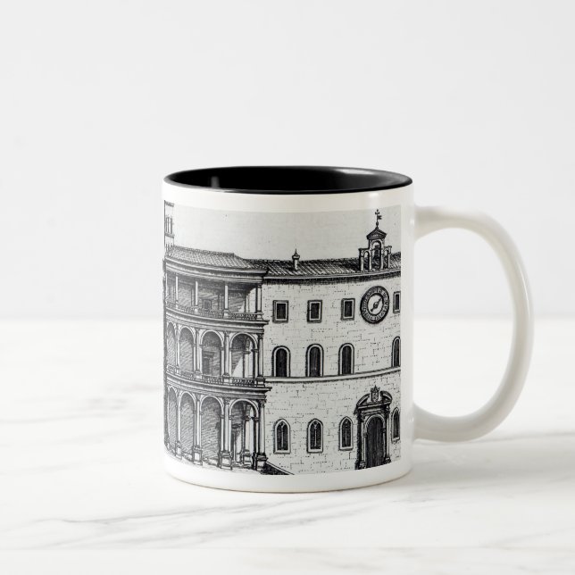 Tasse 2 Couleurs Le bungalow de bénédiction de vieux Vatican (Droit)