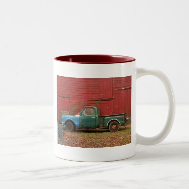 Tasse 2 Couleurs Le camion du grand-papa (Droit)