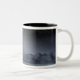 Tasse 2 Couleurs Le ciel nocturne d'une planète étrangère