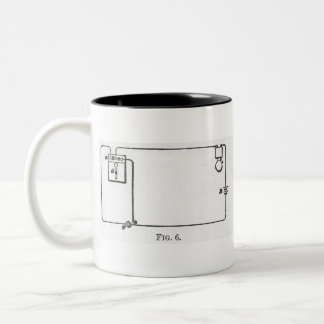 Tasse 2 Couleurs Le circuit vintage de l'électricien