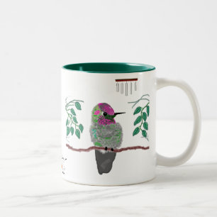Tasse 2 Couleurs Le colibri d'Anna