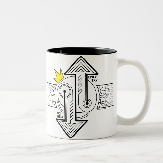 Tasse 2 Couleurs Le contrepoids (tasse) (Droit)