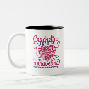 Tasse 2 Couleurs Le Crochet M'Empêche De Me Démêler