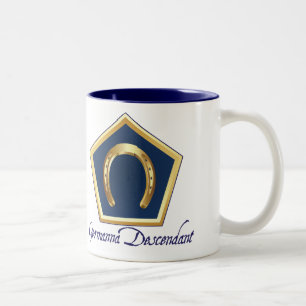 Tasse 2 Couleurs Le descendant de Germanna Deux-A modifié la