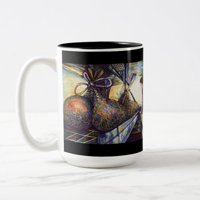 Tasse 2 Couleurs Le destin hurlant de la vie (Gauche)