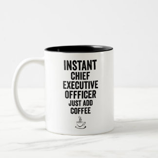 Tasse 2 Couleurs Le Directeur Général Instantané Ajoute Juste Du Ca