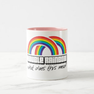 Tasse 2 Couleurs Le double arc-en-ciel, ce qui fait ce moyen ?