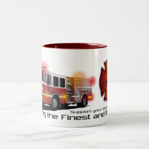 Tasse 2 Couleurs Le feu de soutien