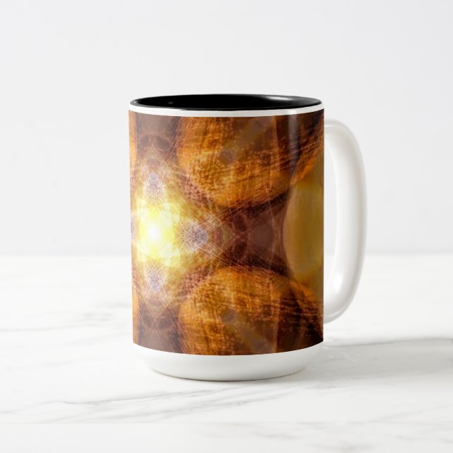 Tasse 2 Couleurs Le feu et lumière (Devant droit)