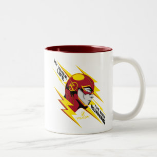 Tasse 2 Couleurs Le Flash   Toute ma vie j'ai couru