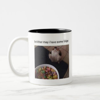 Tasse 2 Couleurs Le frère peut j'avoir quelques boucles