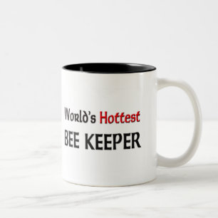 Tasse 2 Couleurs Le gardien d'abeille le plus chaud des mondes