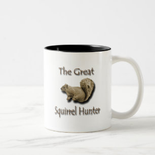 Tasse 2 Couleurs Le grand brun de chasseur d'écureuil
