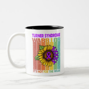 Tasse 2 Couleurs Le guerrier du syndrome de Turner n'est pas pour l