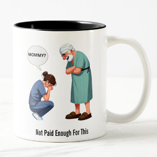 Tasse 2 Couleurs Le jour où l'infirmière s'est arrêtée