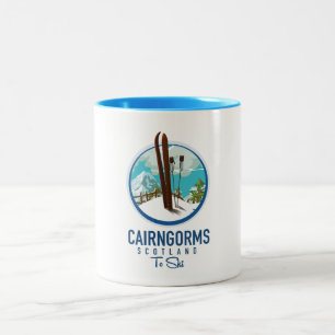 Tasse 2 Couleurs Le logo de Cairngorms scotland