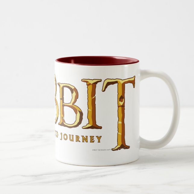 Tasse 2 Couleurs Le logo Hobbit Gold (Droit)
