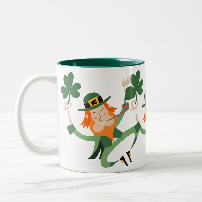 Tasse 2 Couleurs Le lutin de danse (Gauche)