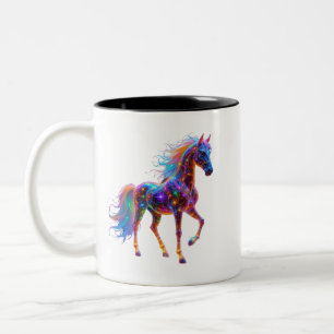 Tasse 2 Couleurs Le majestueux Neon Horse