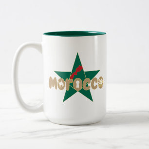 Tasse 2 Couleurs Le Maroc est une identité, transmis avec fierté