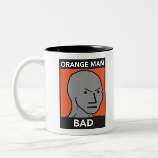 Tasse 2 Couleurs Le mauvais orange d'homme