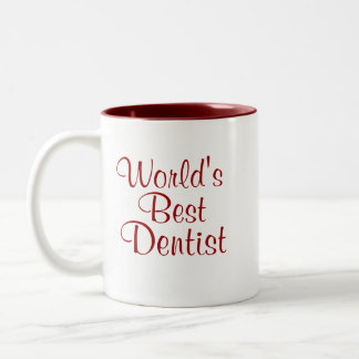 Tasse 2 Couleurs Le meilleur dentiste des mondes