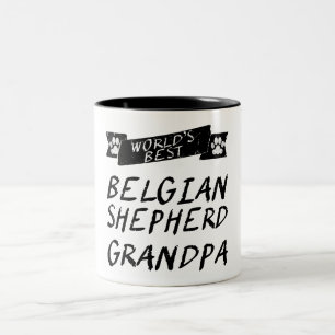 Tasse 2 Couleurs Le meilleur grand-papa belge du berger du monde