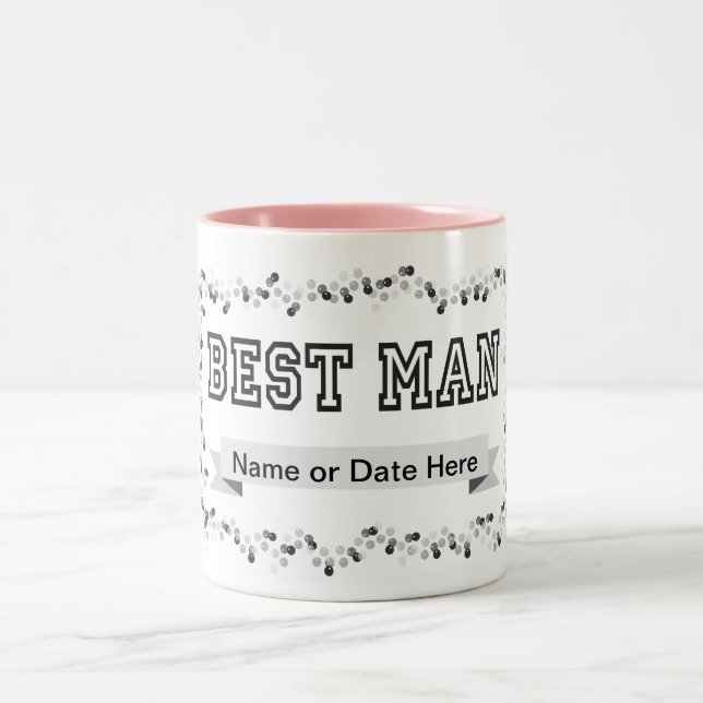 Tasse 2 Couleurs Le meilleur homme (Centre)