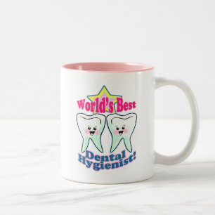 Tasse 2 Couleurs Le meilleur hygiéniste dentaire des mondes