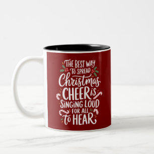 Tasse 2 Couleurs Le Meilleur Moyen De Diffuser Noël Fêter Noël À El