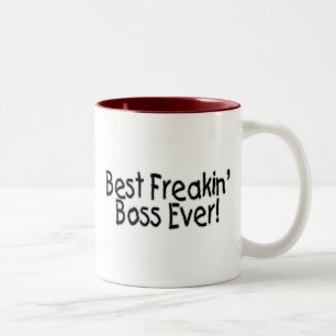 Tasse 2 Couleurs Le meilleur patron de Freakin jamais