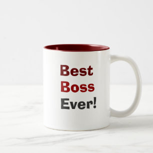 Tasse 2 Couleurs Le meilleur patron jamais !