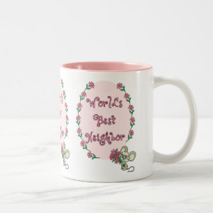 Tasse 2 Couleurs Le meilleur voisin du monde