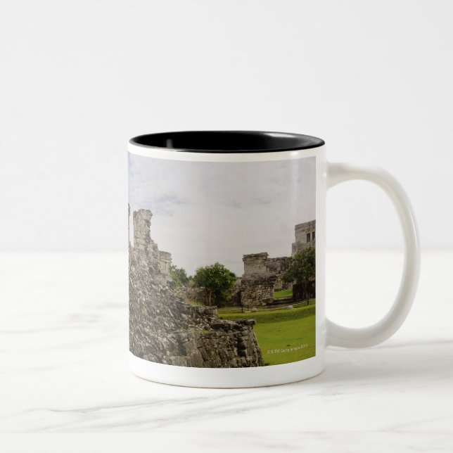 Tasse 2 Couleurs Le Mexique, Tulum, ruines antiques 2 (Droit)