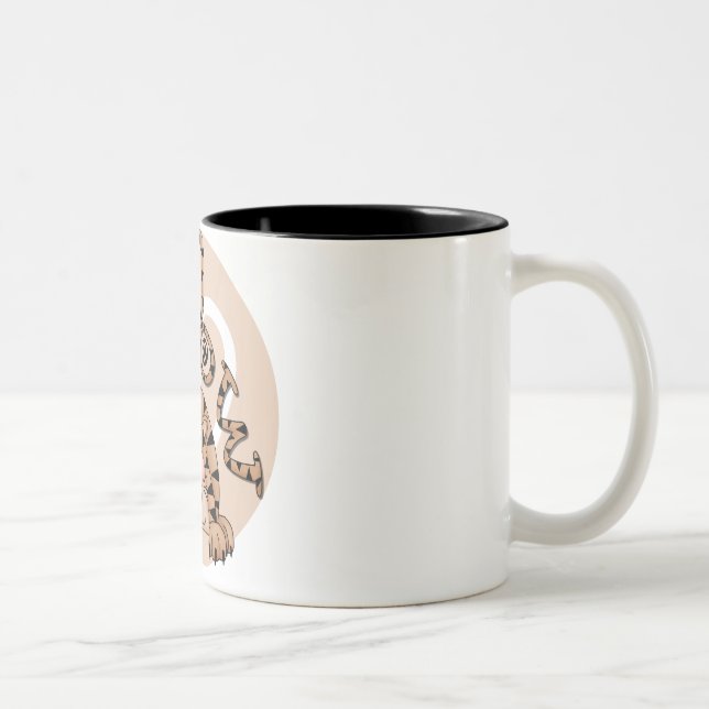 Tasse 2 Couleurs Le miaou de chat (Droit)