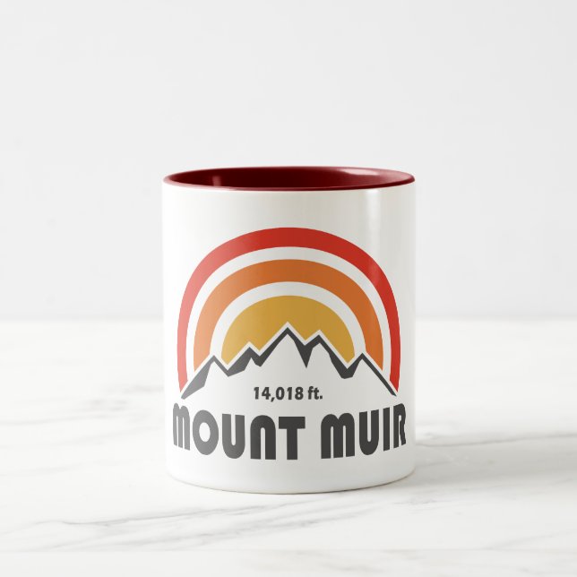 Tasse 2 Couleurs Le mont Muir Californie (Centre)