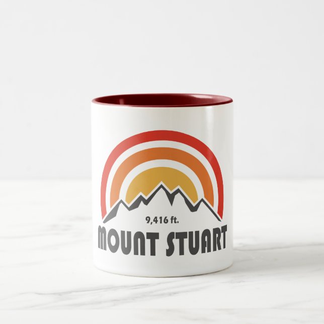 Tasse 2 Couleurs Le mont Stuart (Centre)