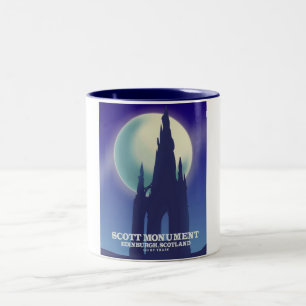 Tasse 2 Couleurs Le monument Scott, Édimbourg, Ecosse