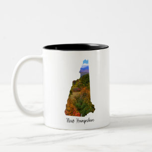 Tasse 2 Couleurs Le New Hampshire-L'État Granite