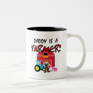 Tasse 2 Couleurs Le papa est des T-shirts et des cadeaux d'un