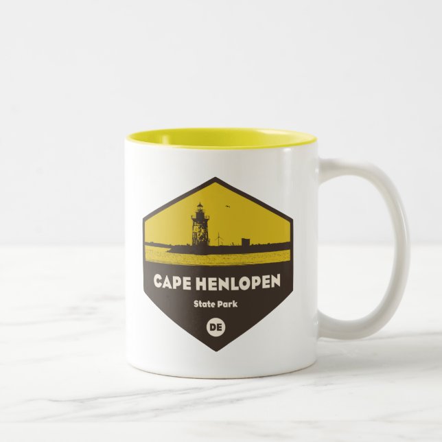 Tasse 2 Couleurs Le parc d'état du Cap Henlopen (Droit)