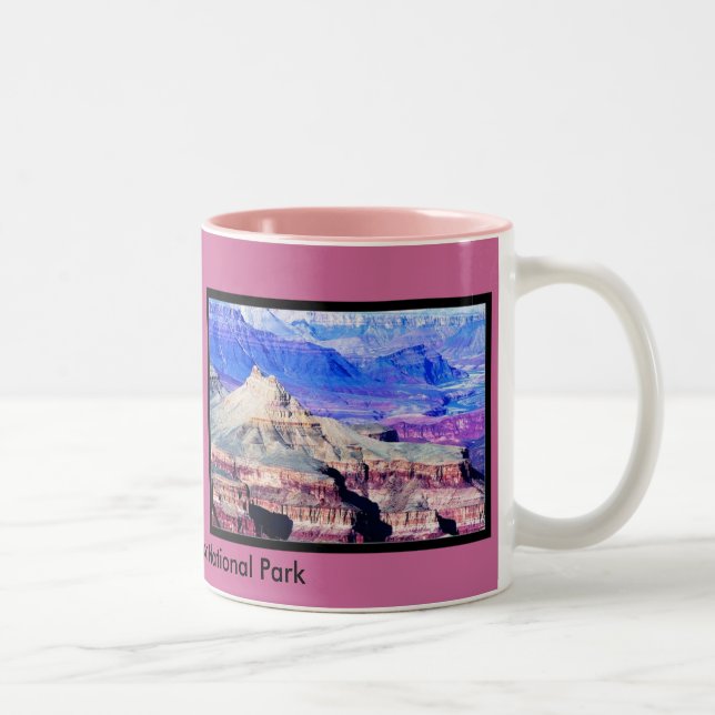 Tasse 2 Couleurs Le parc national de canyon grand (Droit)