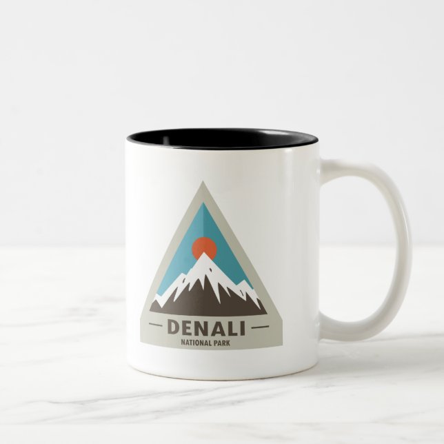Tasse 2 Couleurs Le Parc national de Denali (Droit)