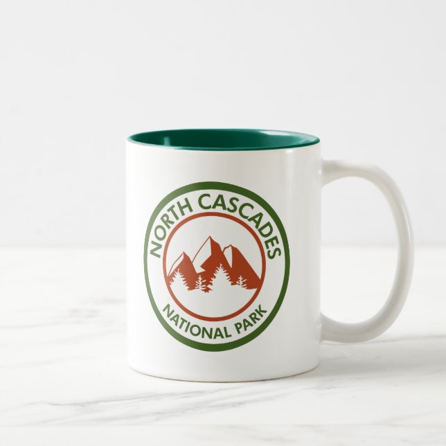 Tasse 2 Couleurs Le Parc national de North Cascades (Droit)