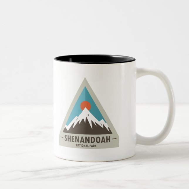 Tasse 2 Couleurs Le Parc national de Shenandoah (Droit)
