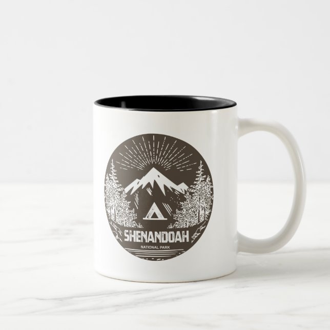 Tasse 2 Couleurs Le Parc national de Shenandoah (Droit)