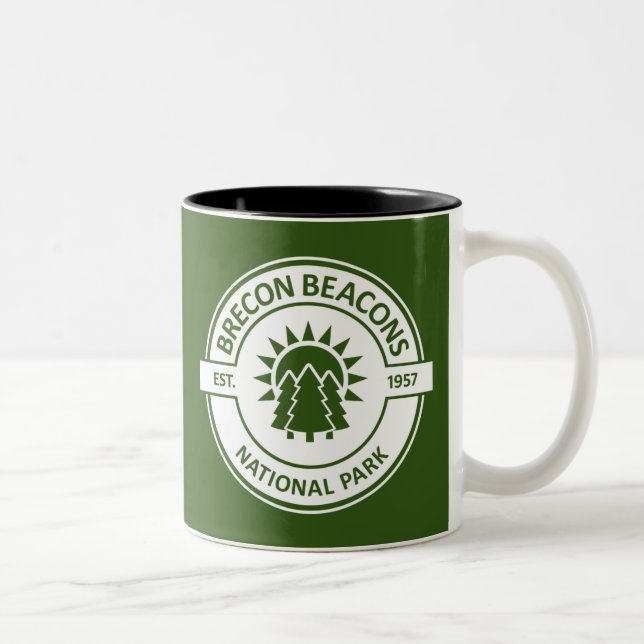 Tasse 2 Couleurs Le Parc national des Brecon Beacons (Droit)